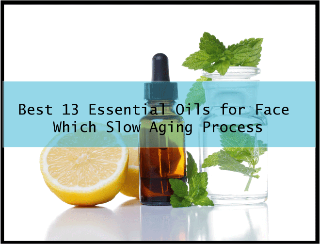 Best 13 Essential Oils for Face Which Slow Aging Process Anti Aging Young