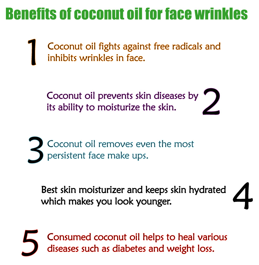 Coconut Oil for Face Wrinkles